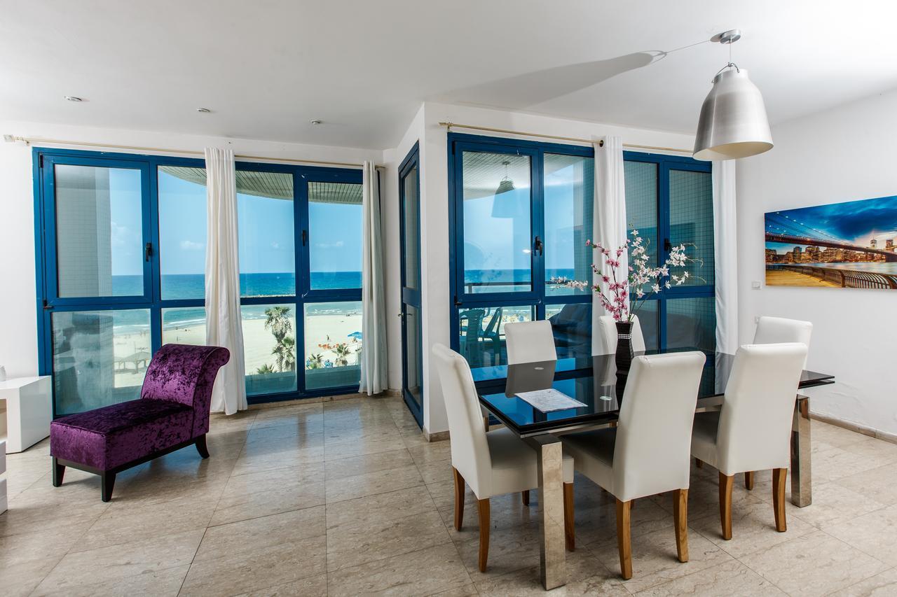 Ocean Front Apartments First Line To The Beach Tel Aviv Dış mekan fotoğraf