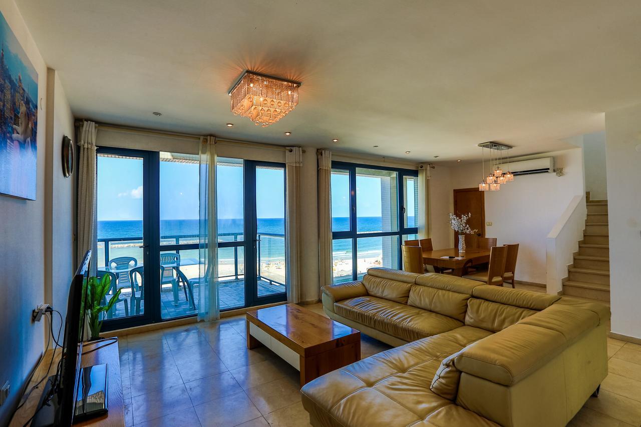 Ocean Front Apartments First Line To The Beach Tel Aviv Dış mekan fotoğraf